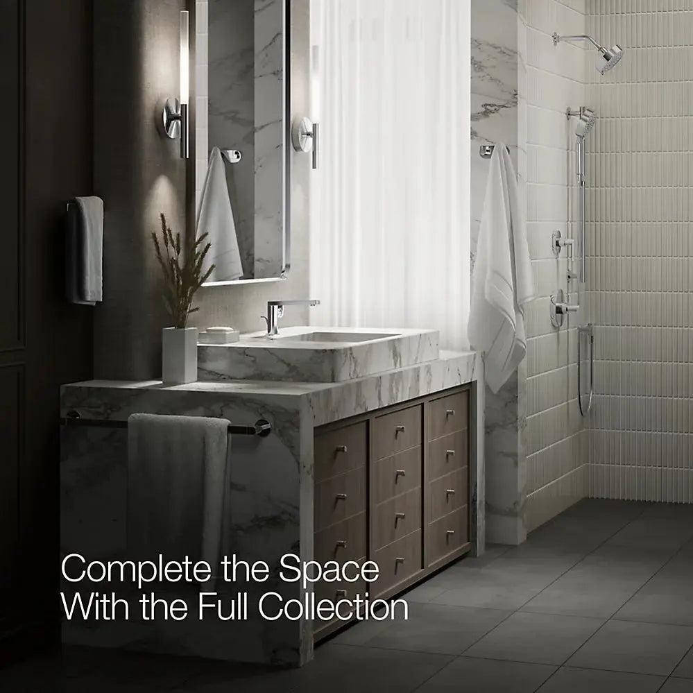 Kohler Composed Single-handle bathroom sink faucet with Lever handle, 1.2 gpm K-73167-4-CP - Plumbing Market