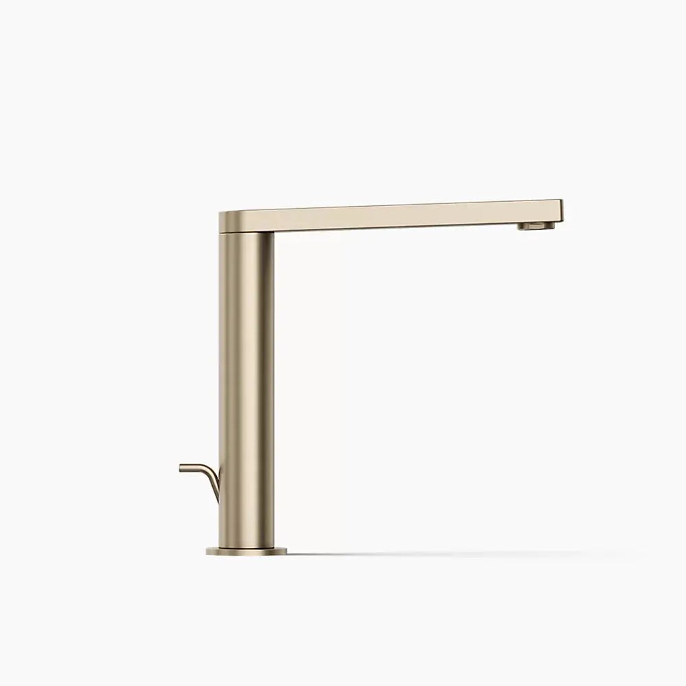Kohler Composed Tall single-handle bathroom sink faucet with Cylindrical handle, 1.2 gpm Vibrant Brushed Bronze - Plumbing Market