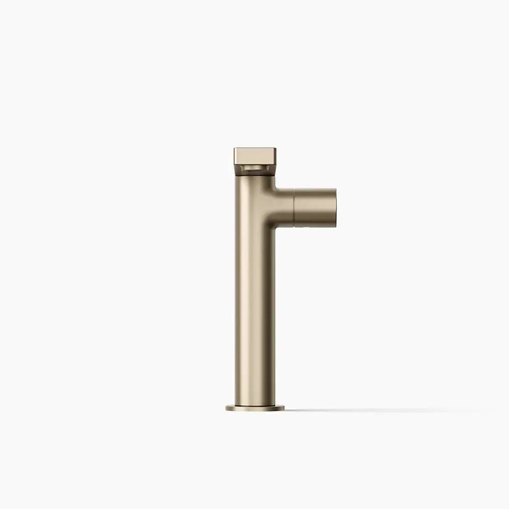 Kohler Composed Tall single-handle bathroom sink faucet with Cylindrical handle, 1.2 gpm Vibrant Brushed Bronze - Plumbing Market