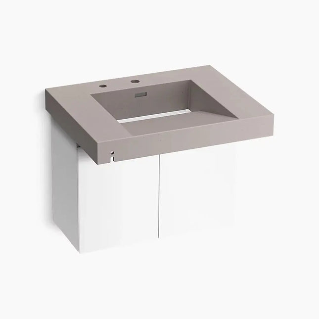 Kohler Constellation 30 Inch Bathroom Vanity in Neutral Concrete - Plumbing Market