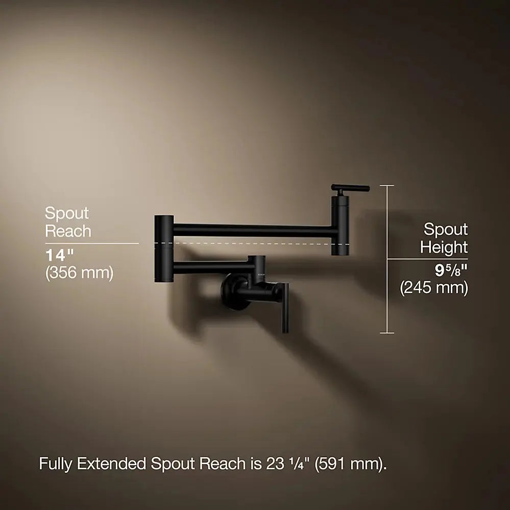 Kohler Contemporary Wall-Mount Pot Filler 35745 - Plumbing Market