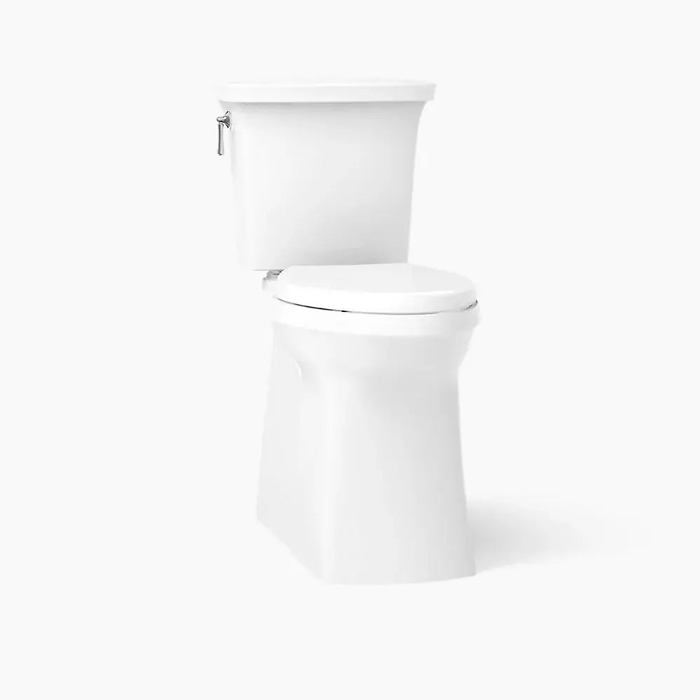 Kohler Corbelle Tall ContinuousClean two-piece elongated toilet with skirted trapway, 1.28 gpf - Plumbing Market