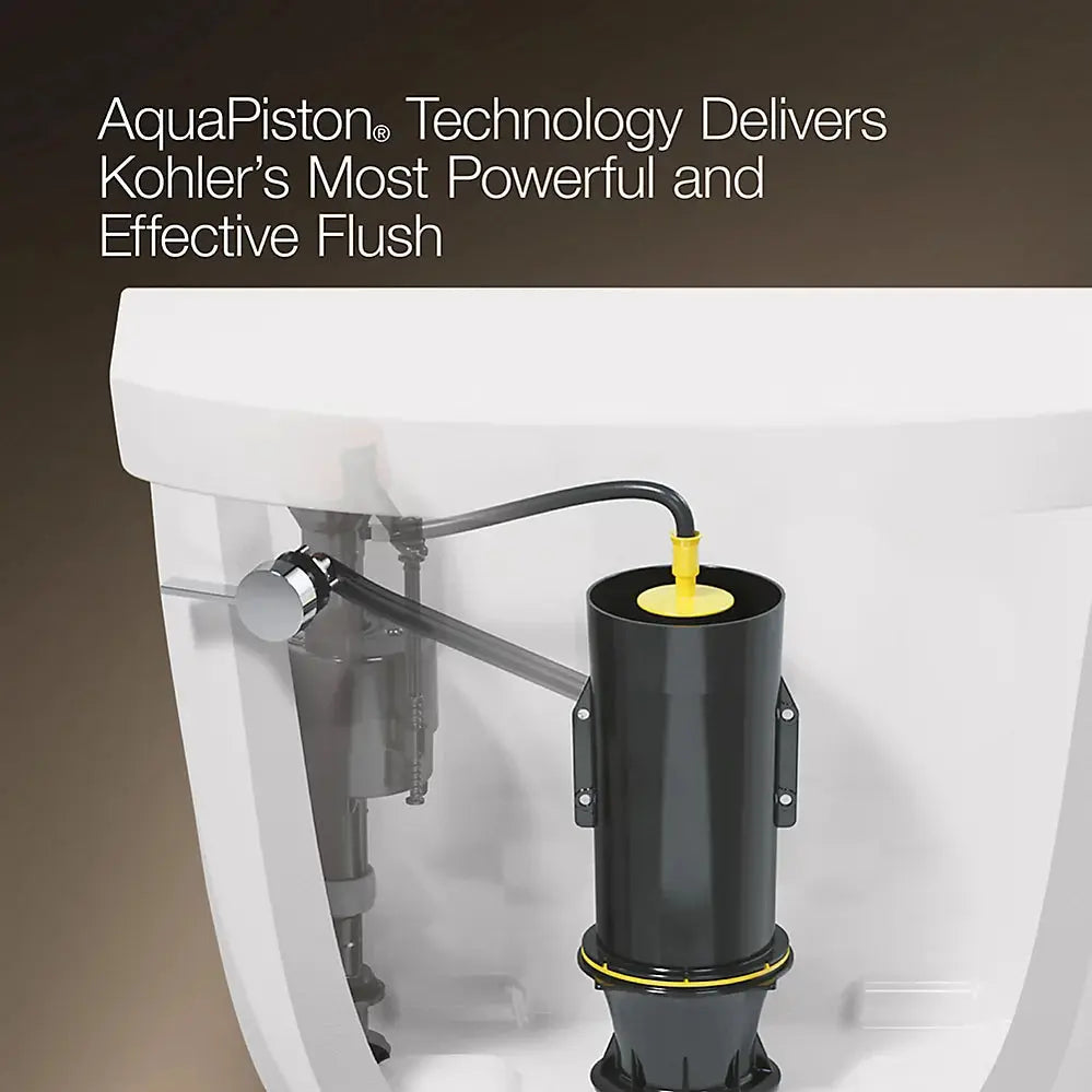 Kohler Corbelle Tall ContinuousClean two-piece elongated toilet with skirted trapway, 1.28 gpf - Plumbing Market
