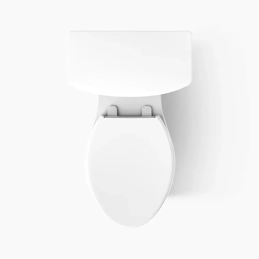 Kohler Corbelle Tall ContinuousClean two-piece elongated toilet with skirted trapway, 1.28 gpf - Plumbing Market