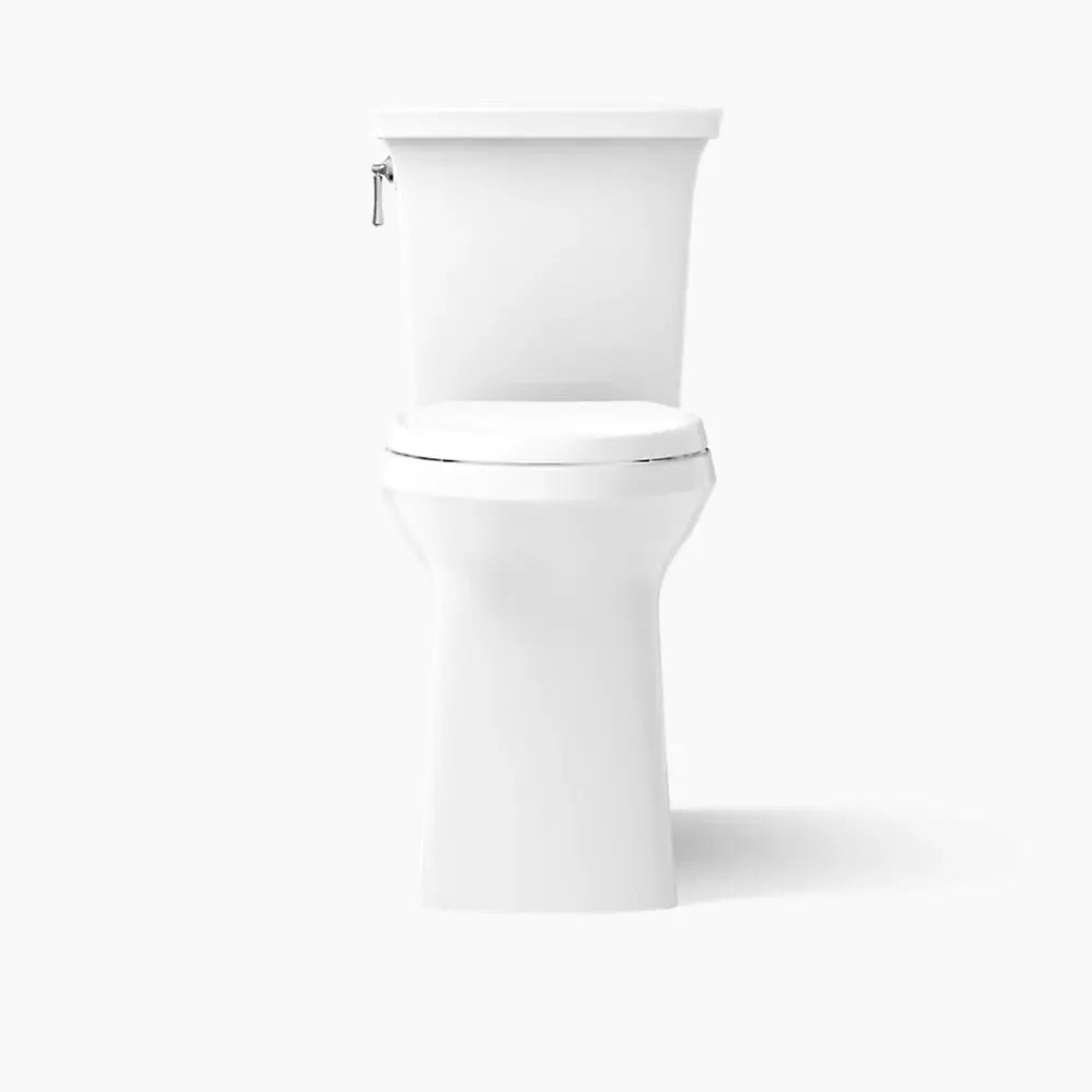 Kohler Corbelle Tall ContinuousClean two-piece elongated toilet with skirted trapway, 1.28 gpf - Plumbing Market