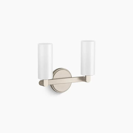 Kohler Crue 2-Light Sconce 35873-SC02-BNL - Plumbing Market