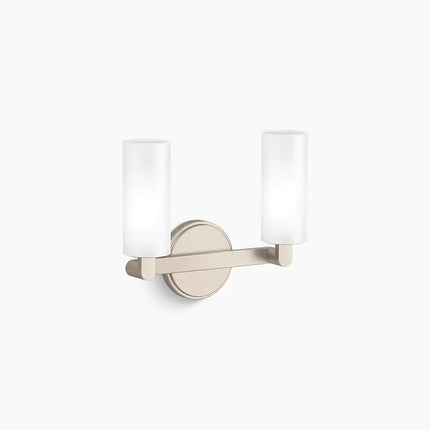 Kohler Crue 2-Light Sconce 35873-SC02-BNL - Plumbing Market