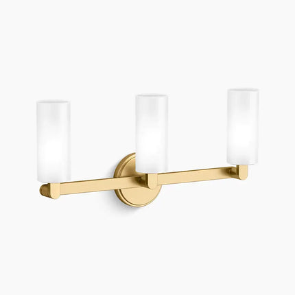 Kohler Crue 3-Light Sconce 35874-SC03-2GL - Plumbing Market