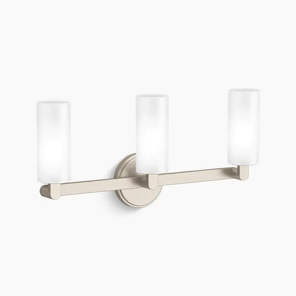 Kohler Crue 3-Light Sconce 35874-SC03-BNL - Plumbing Market