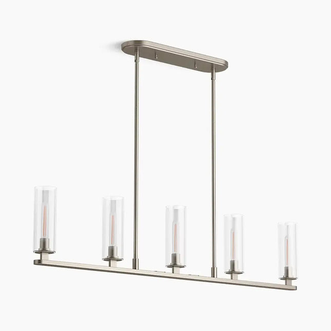 Kohler Crue 5-Light Linear Chandelier 35877-CH05-BNL - Plumbing Market
