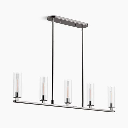 Kohler Crue 5-Light Linear Chandelier 35877-CH05-TTL - Plumbing Market