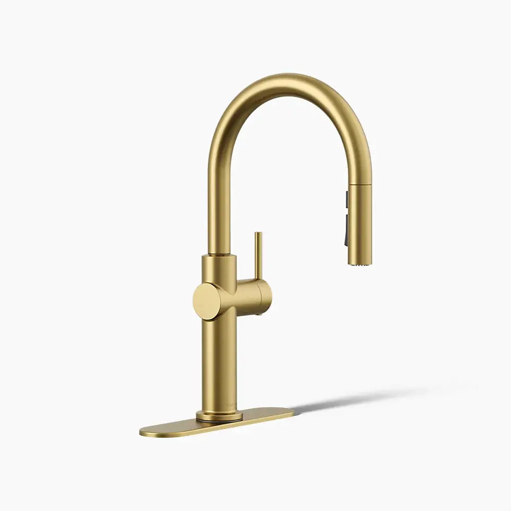 Kohler Crue Pull-down kitchen sink faucet with three-function sprayhead 22972 - Plumbing Market