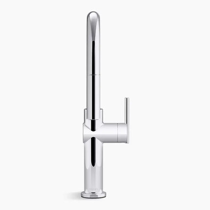 Kohler Crue Pull-down kitchen sink faucet with three-function sprayhead K-22972-CP - Plumbing Market