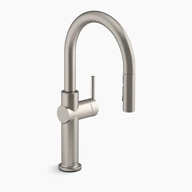 Kohler Crue Pull-down kitchen sink faucet with three-function sprayhead K-22972-VS - Plumbing Market