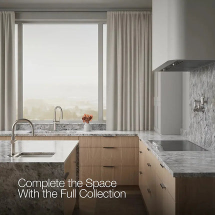 Kohler Crue Pull-down kitchen sink faucet with three-function sprayhead K-22972-VS - Plumbing Market