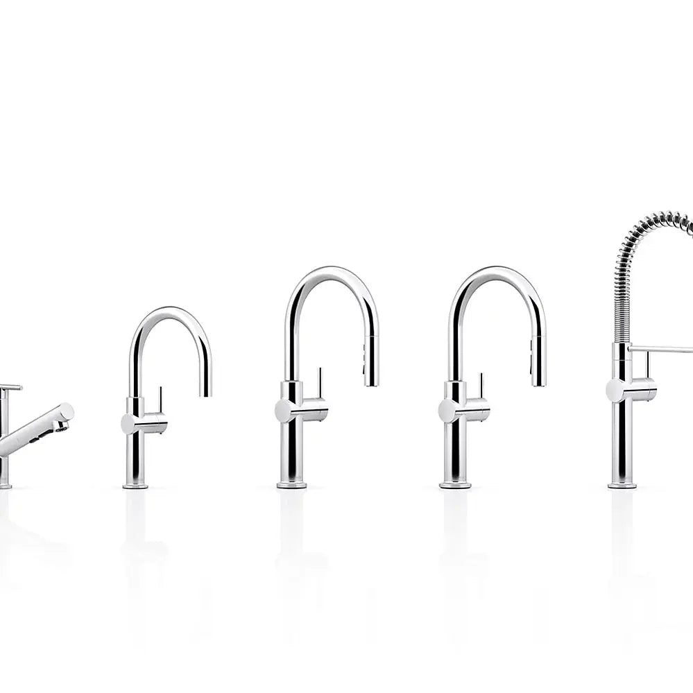 Kohler Crue Pull-out kitchen sink faucet with three-function sprayhead K-22976-CP - Plumbing Market