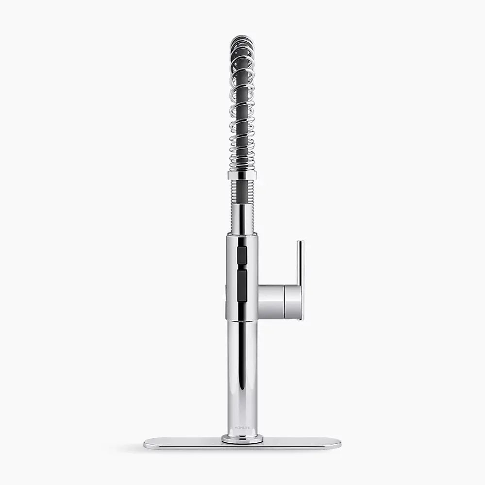 Kohler Crue Semi-professional kitchen sink faucet with three-function sprayhead K-22973-2MB - Plumbing Market