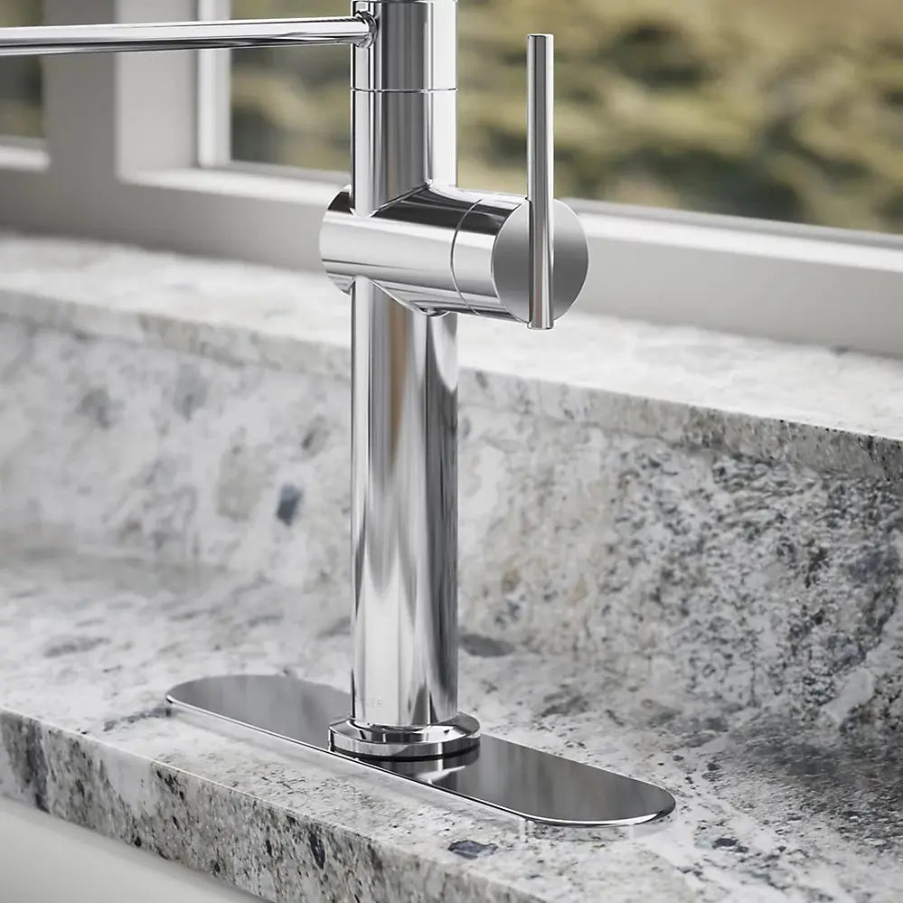 Kohler Crue Semi-professional kitchen sink faucet with three-function sprayhead - Plumbing Market