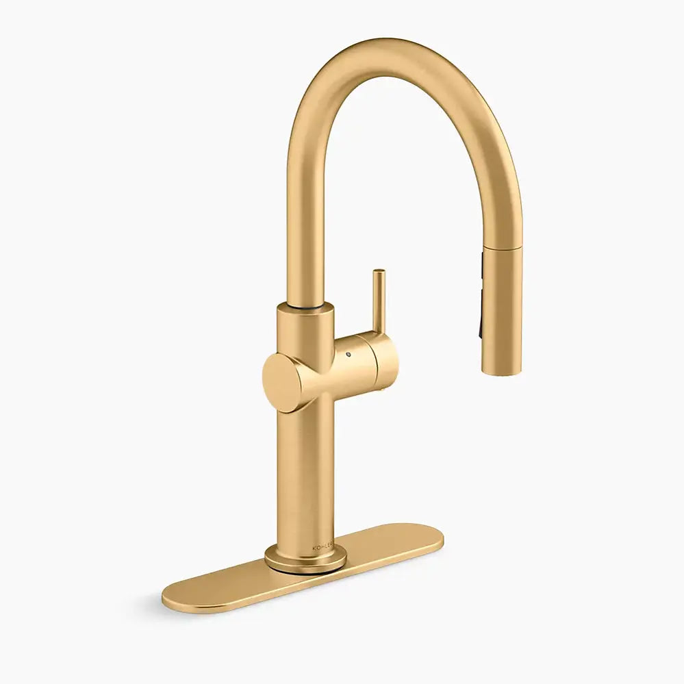 Kohler Crue Touchless pull-down kitchen sink faucet with three-function sprayhead K-22974-2MB - Plumbing Market