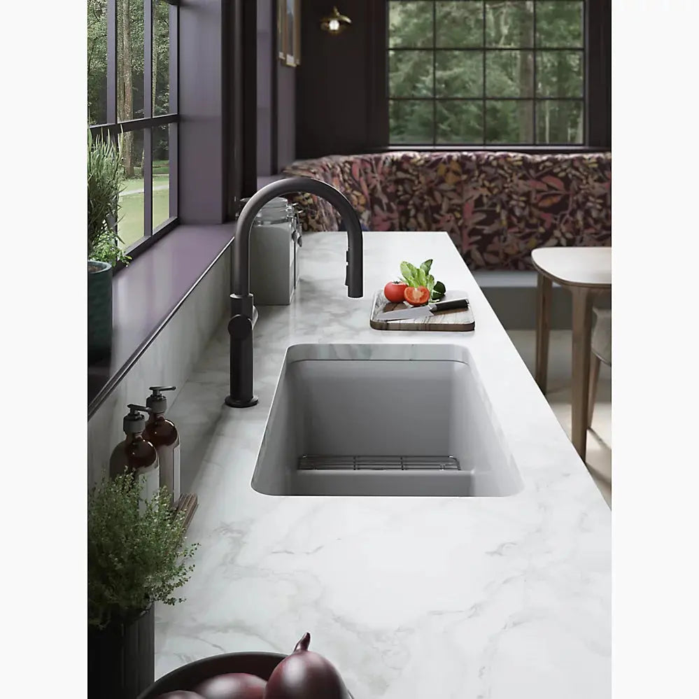 Kohler Crue Touchless pull-down kitchen sink faucet with three-function sprayhead K-22974-CP - Plumbing Market
