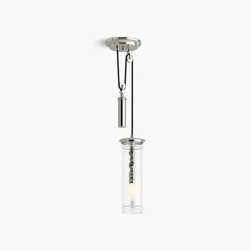 Kohler Damask 1 Light Adjustable Pendant 23340-PE01-SNL - Plumbing Market
