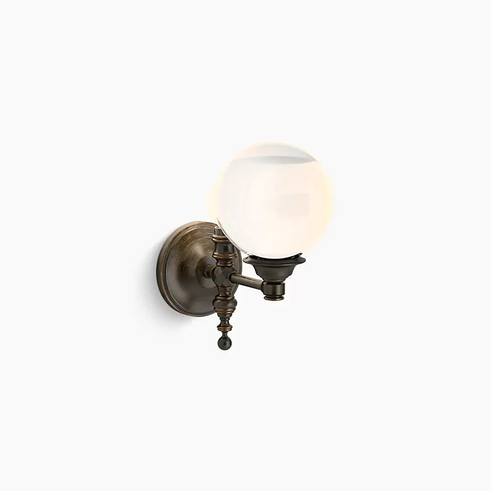 Kohler Damask 1 Light Lacemaker Sconce 22546-SC01-BZL - Plumbing Market