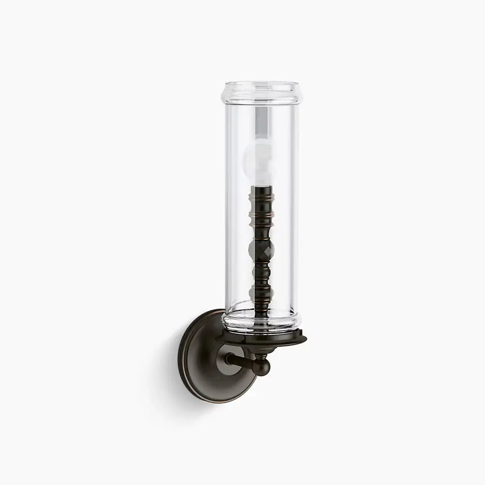 Kohler Damask 1 Light Sconce 22545-SC01-BZL - Plumbing Market