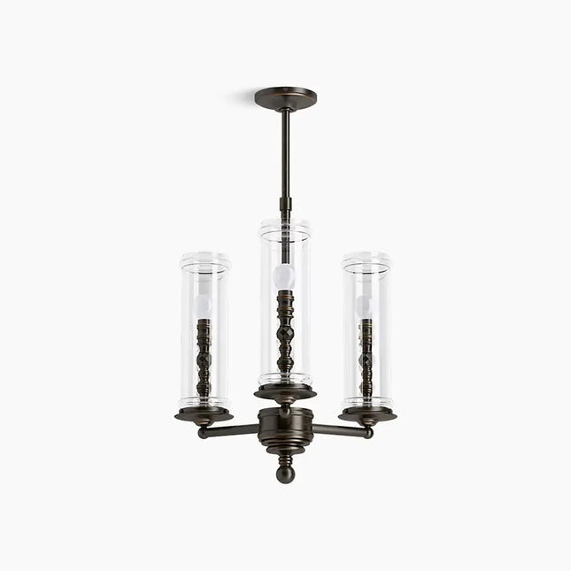 Kohler Damask 3 Light Chandelier 23342-CH03-BZL - Plumbing Market