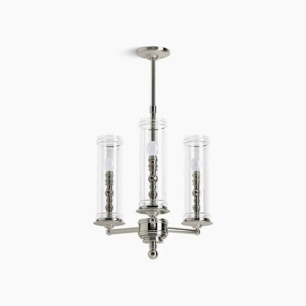 Kohler Damask 3 Light Chandelier 23342-CH03-SNL - Plumbing Market