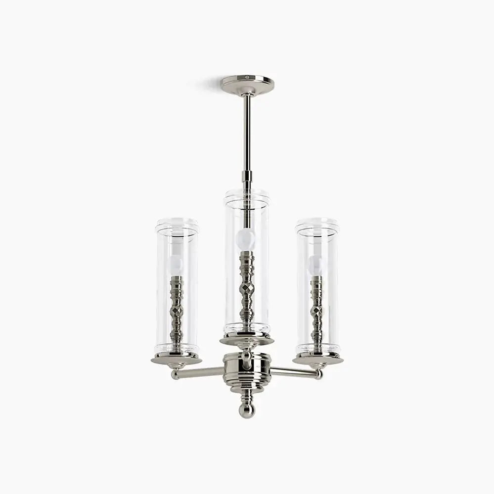 Kohler Damask 3 Light Chandelier 23342-CH03-SNL - Plumbing Market