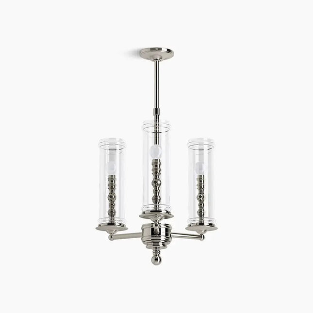 Kohler Damask 3 Light Chandelier 23342-CH03-SNL - Plumbing Market
