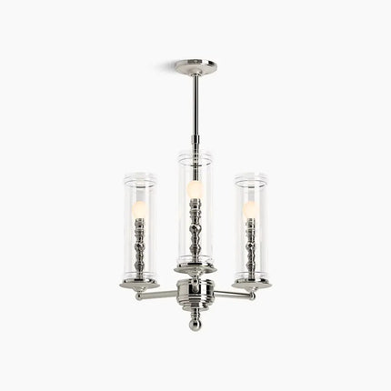 Kohler Damask 3 Light Chandelier 23342-CH03-SNL - Plumbing Market