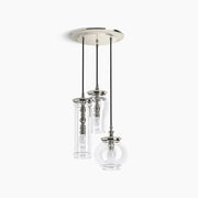 Kohler Damask 3 Light Pendant Cloud 23341-PE03-SNL - Plumbing Market