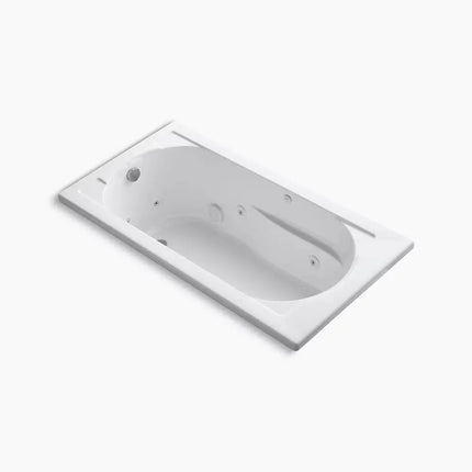 Kohler Devonshire 60" x 32" drop-in whirlpool bath with and heater K-1357-H-0 - Plumbing Market