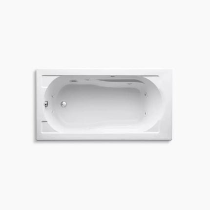 Kohler Devonshire 60" x 32" drop-in whirlpool bath with and heater K-1357-H-96 - Plumbing Market
