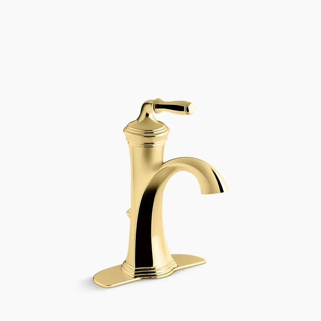 Kohler Devonshire Single-handle bathroom sink faucet, 1.2 gpm K-193-4-PB - Plumbing Market