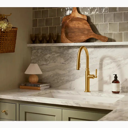 Kohler Edalyn by Studio McGee Pull-down kitchen sink faucet with three-function sprayhead - Plumbing Market
