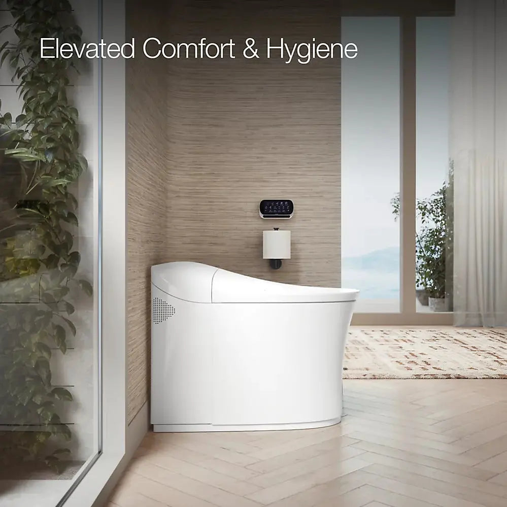 Kohler Eir One-piece elongated smart toilet, dual-flush K-77795-0 - Plumbing Market