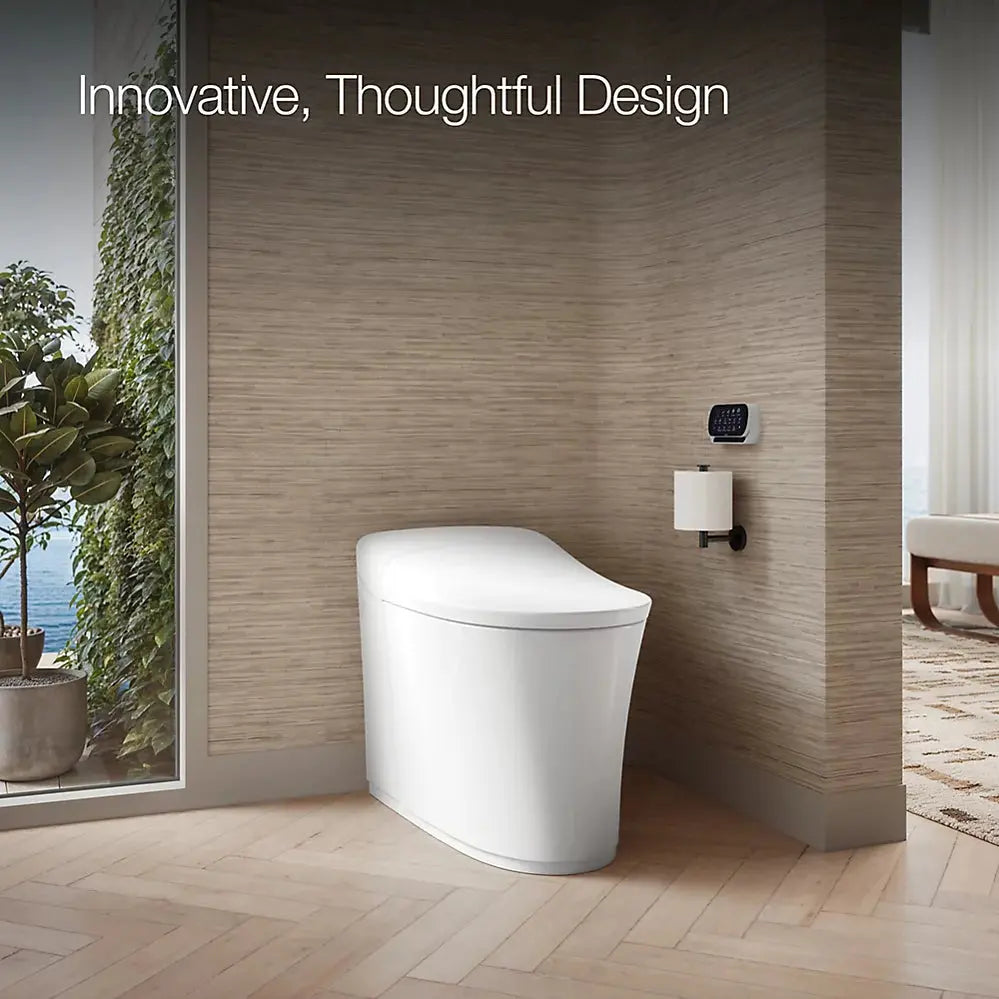 Kohler Eir One-piece elongated smart toilet, dual-flush K-77795-0 - Plumbing Market