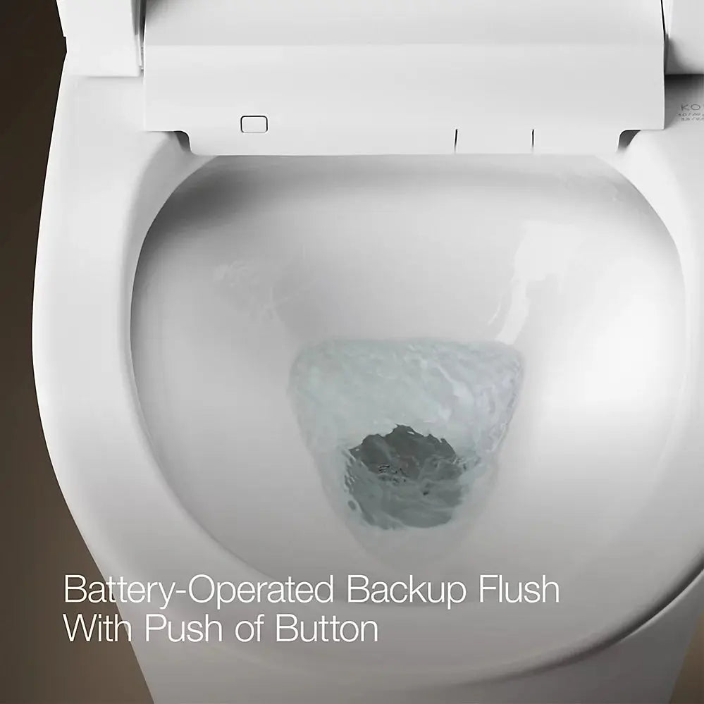 Kohler Eir One-piece elongated smart toilet, dual-flush K-77795-0 - Plumbing Market
