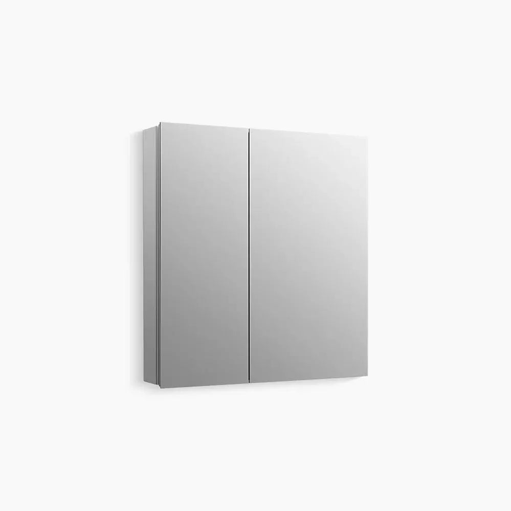 Kohler Embark Slim 25" x 26" rectangular two-door medicine cabinet K-55063-NA - Plumbing Market