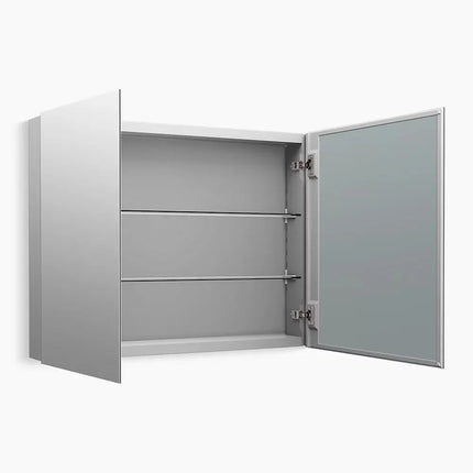 Kohler Embark Slim 35" x 26" rectangular two-door medicine cabinet K-55065-NA - Plumbing Market