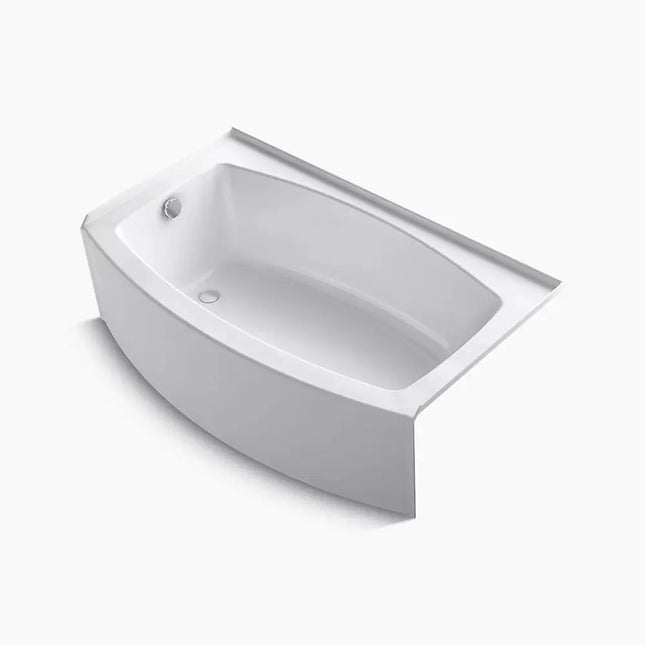 Kohler Expanse 60" x 30" alcove bath, left drain K-1118-LA-0 - Plumbing Market