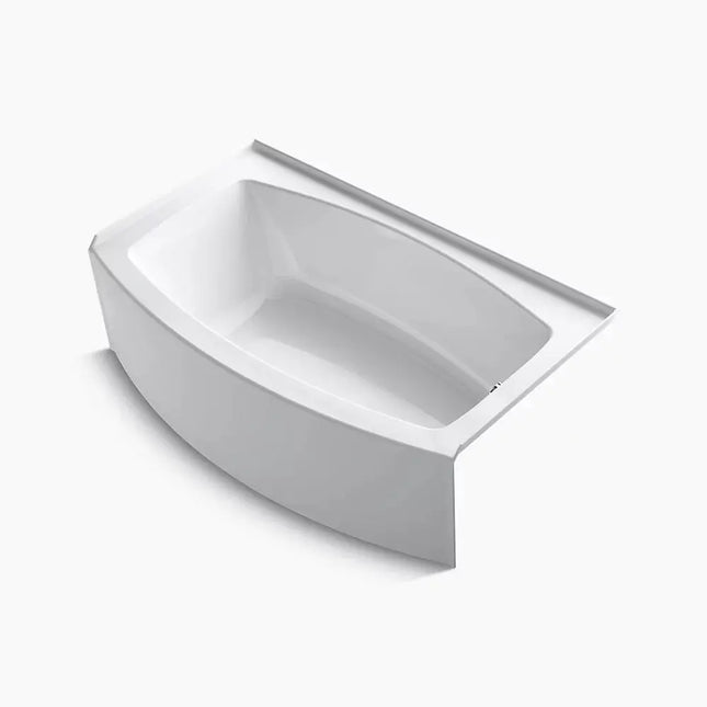 Kohler Expanse 60" x 30" alcove bath, right drain K-1118-RA-0 - Plumbing Market
