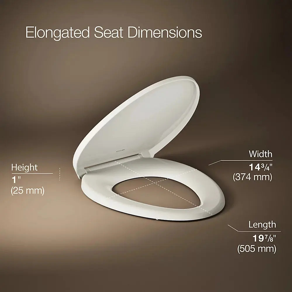 Kohler Glissade ReadyLatch Quiet-Close elongated toilet seat 27331 - Plumbing Market