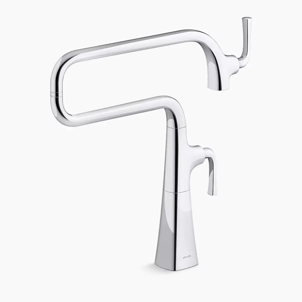Kohler Graze Deck-mount pot filler K-22067-CP - Plumbing Market