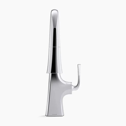 Kohler Graze Pull-down kitchen sink faucet with three-function sprayhead K-22063-BV - Plumbing Market