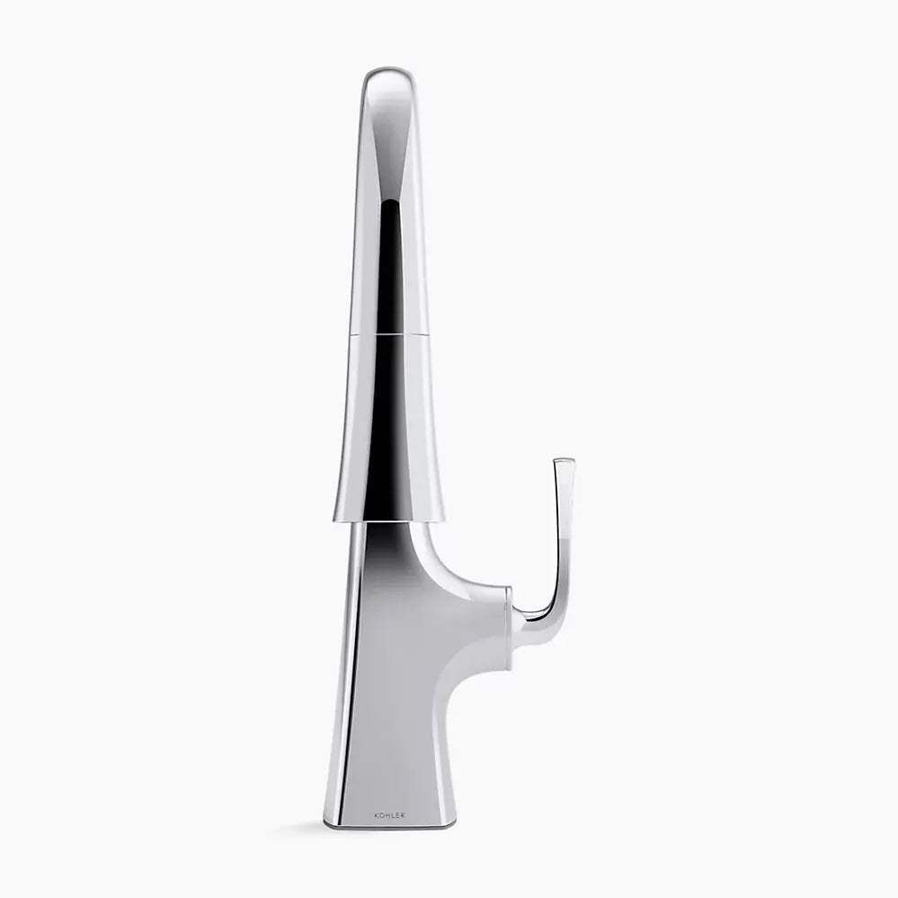 Kohler Graze Pull-down kitchen sink faucet with three-function sprayhead K-22063-SN - Plumbing Market