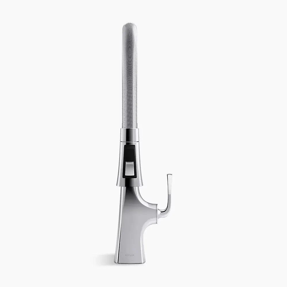 Kohler Graze Semi-professional kitchen sink faucet with three-function sprayhead K-22061-AF - Plumbing Market