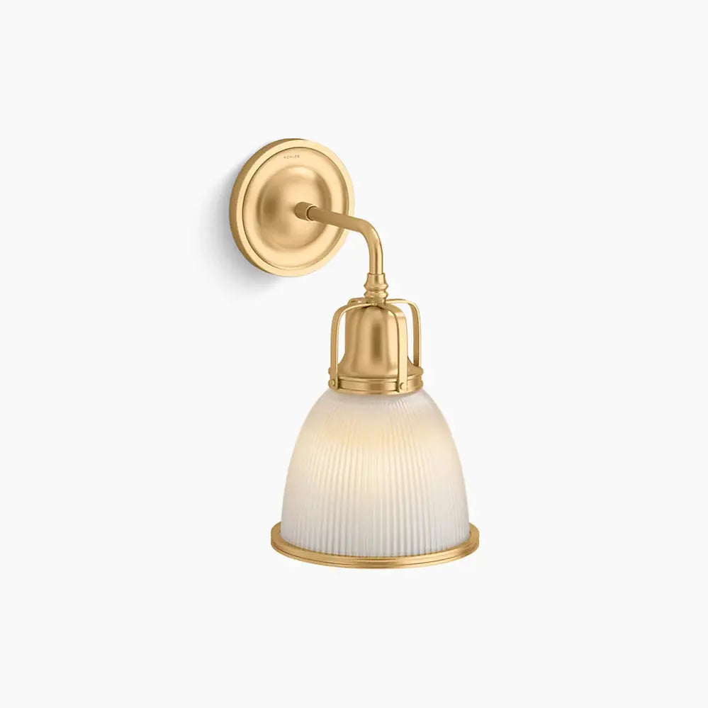 Kohler Hauksbee 1 Light Bell Sconce 32281-SC01-2GL - Plumbing Market